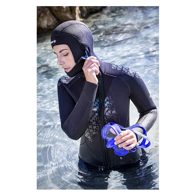 Combinaison BEUCHAT ALIZE 7mm Femme Cagoule Attenante 3 Combinaison BEUCHAT ALIZE 7mm Femme Cagoule Attenante – Image 3