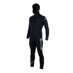 Combinaison De Plongée Wave Aqualung 6 Mm Zip Frontal Avec Cagoule